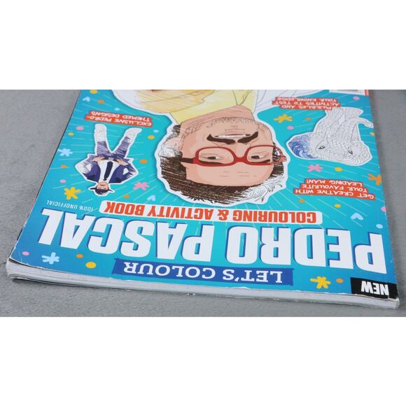 Pedro Pascal Colouring & Activity Book 2024 Illustrations Fun Puzzles & Quizzes - Picture 6 of 10